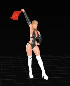 1/18 Racing Flag Girl Diorama Miniature Figure Painted Resin Model Scene For Car - Picture 1 of 3