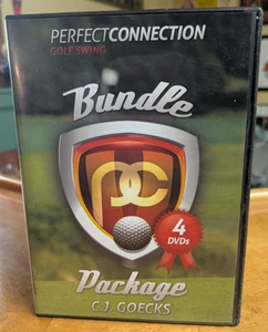 Perfect Connection Golfschwung Bundle Paket CJ Goecks DVD 4-Disc Set kurzes Spiel - Bild 1 von 3