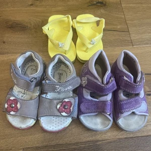 3 Paare Schuhe Babyschuhe Sandalen Große 20 Superfit/20 Bärenschuhe/havaianas - Bild 1 von 7
