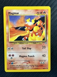 Magmar 40/111 Pokemon Neo Genesis Unlimited Vintage LP - Picture 1 of 2