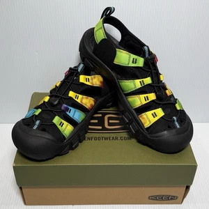 Sandali da trekking leggeri Keen originali tie dye da donna neri US 10 - Foto 1 di 8