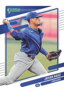 2021 Donruss #130b Javier Baez Wurfpose - Bild 1 von 2