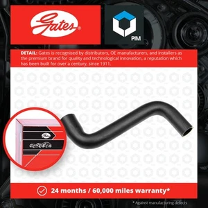 Radiator Hose fits OPEL MANTA B 2.0 Upper 77 to 84 20S Coolant Gates 09281830 - Picture 1 of 2