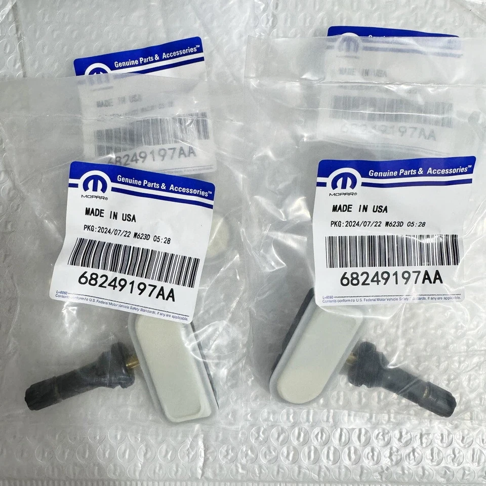 4PCS Genuine TPMS 68249197AA Tire Pressure Sensor For Dodge Ram 1500 2500 3500 - Imagem 1 de 4