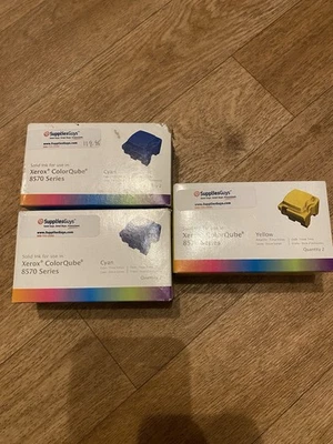 Katun Solid Colorqube Ink for Xerox 8570 Series 2 Cyan And 1 Yellow - Image 1 of 4