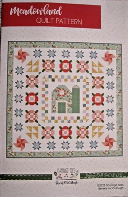 Meadowland Barn Quilt Pattern - Beverly McCullough for Flamingo Toes NEW! - Image 1 of 3
