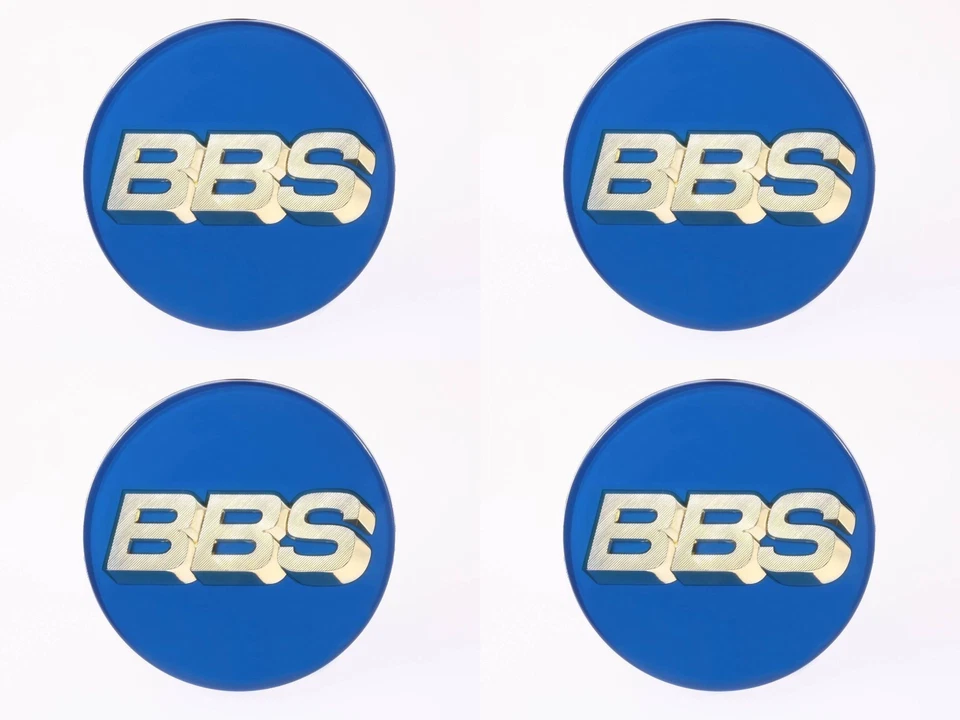 BBS P5624132 Tapacubos Centrales de Rueda Genuinos 70mm Emblema Azul Oro 3D... - Imagen 1 de 1