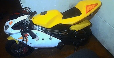 Marca: NEREIDS) 49cc 2 tiempos cohete de bolsillo (amarillo) Foto 1 de 2