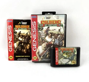 Soldiers of Fortune Sega Genesis CIB Complete In Box W/ Manual Play Tested Works - Picture 1 of 24