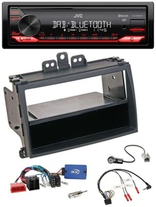 JVC Bluetooth USB DAB Lenkrad Autoradio für Hyundai i20 09-11 schwarz Rubber-Tou - Bild 1 von 10