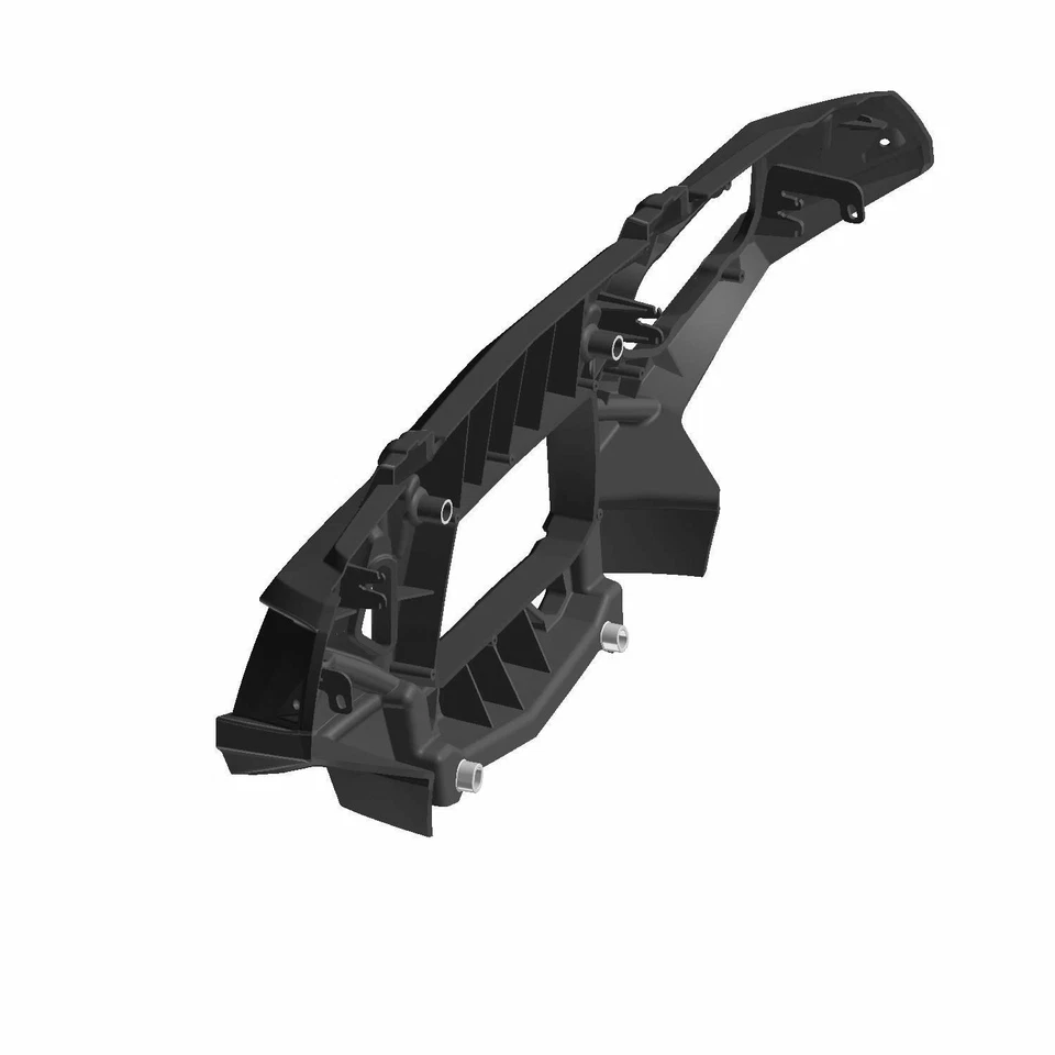 Polaris Bumper, Front, Gloss Black, Genuine OEM Part 5435807-070, Qty 1 Foto 1 de 2