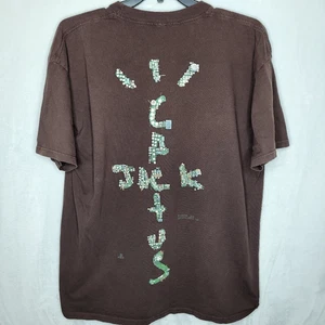 Camiseta Cactus Jack Sony PlayStation Marrón Estampado Puff XL - Imagen 1 de 9