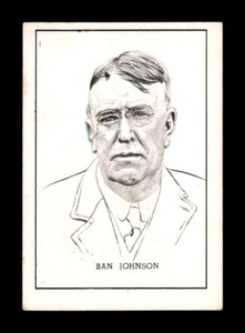 1950 Callahan HOF #42 Ban Johnson   EX+ X2603466