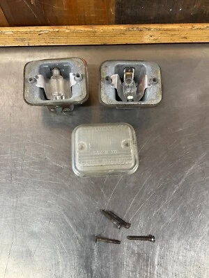 MG MGB MGC Midget • Original Lucas L798 Reverse Lamps Housings (x2).  JMGB59 - Image 1 of 4