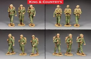 KING & COUNTRY U.S.M.C. USMC062 TRES MARINES ESTADOUNIDENSES MARCHANDO - Imagen 1 de 3