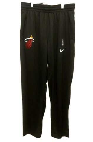 Nike NBA Miami Heat Basketball Dri-Fit Travel Pants Mens Size XL 859494 010 New Cover