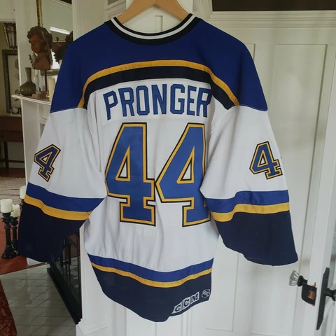 Authentic St Louis Blues 1999/00 Millennial Chris Pronger  CCM Pro Jersey sz 52 Cover