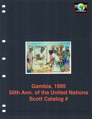 Valor Scott de $6,50 - 1995 GAMBIA Naciones Unidas s/s enfermeras africanas CV MNH NH UM Foto 1 de 4