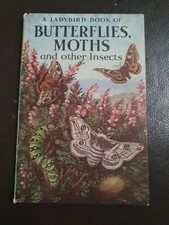 1st Edition Butterflies, Moths And Other Insects Ladybird By S.A. Manning B12