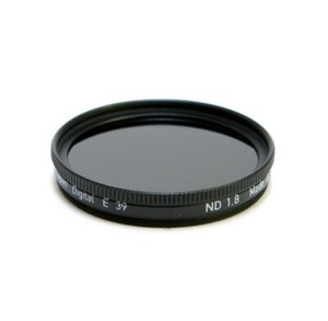 Heliopan Neutral Density ND1.8 Filter (6 Stop). 39mm to 105mm thread sizes.