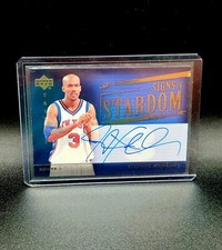 2004-05 Upper Deck Trilogy Signs of Stardom Stephon Marbury #SI-SM On Card Auto