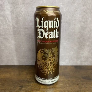 Agua con gas líquida RARA Death Van Leeuwen Hot Fudge Sundae 19,2 oz lata única - Imagen 1 de 5