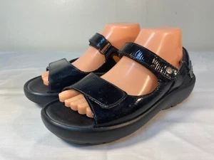 Sandalias WOLKY para mujer charol negro cómodas - EU 40 (US 8,5-9) - Imagen 1 de 7