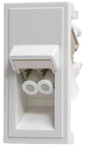 LC 25x50 Euro Winkel Multimode Faser Modul, weiß - OL45MMWHPT - Bild 1 von 1