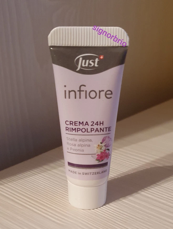 Crema Viso 24h Rimpolpante Just 24 ore 24ore Infiore Stella Alpina antiage rughe - Immagine 1 di 1