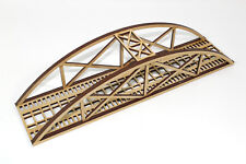 Model Railway Bow Bridge Single Track 00 Gauge  MDF 350mm - Assembled