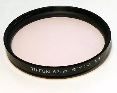 Tiffen Sky 1A 62mm Lens Filter skylight  - original genuine  made in USA - Image 1 of 4