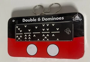 NEW Seal Disney Mickey Mouse Double 6 Dominoes Set in Collectors Carrying Tin - Picture 1 of 1
