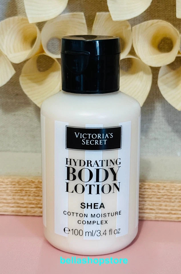 Victoria's Secret SHEA Hydrating Body Lotion Cotton Moisture Complex 3.4 fl oz - Image 1 of 2