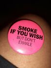 Anti Smoking Vintage badge 