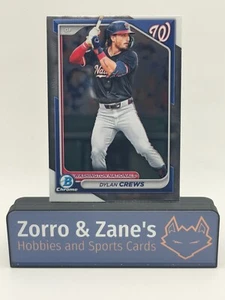 DYLAN CREWS 2024 Bowman Draft - Chrome  #BDC-125 Washington Nationals - Picture 1 of 2