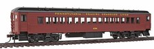 HO P-54 Penn- Reading-Seashore Line (Tuscan w/bk roof) Coach #6780 (0001-094113)