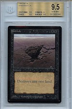 MTG Beta Sink Hole BGS 9.5 Gem Mint Card Magic The Gathering WOTC Amricons 5300