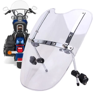 Parabrisas con abrazaderas para Harley Sportster Dyna Glide Softail Night Train XL 883 - Imagen 1 de 12