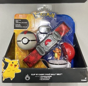 POKEMON CHARMANDER CLIP 'N' CARRY POKE BALL BELT - Picture 1 of 2