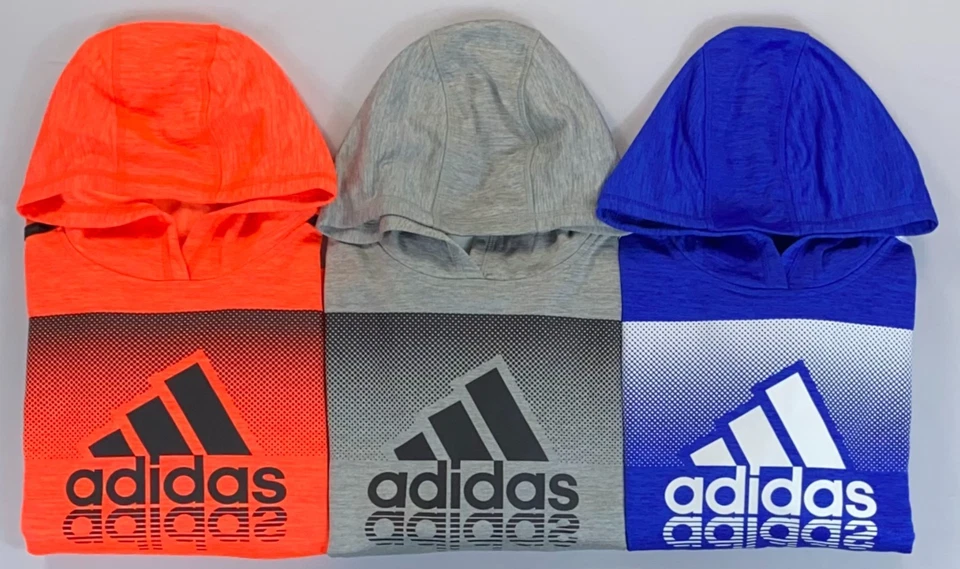 NUEVO Sudadera con capucha polar ligera de poliéster Adidas PLUS (+) para niño Foto 1 de 1