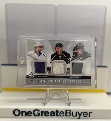 🏒2012-13 SP Game Used Edition Authentic Fabrics Fives Mike Richards Jeff Carter - Image 1 of 4