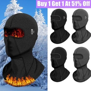 Motorcycle Balaclava Windproof Face Mask Cover Winter Thermal Neck Tube Headwear - Picture 1 of 24