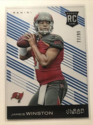 Jameis Winston 2015 Clear Vision #101 ROOKIE RC SP /99 - Image 1 of 2