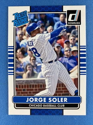 Jorge Soler 2015 Donruss #37 Rookie Chicago Cubs - Image 1 of 2