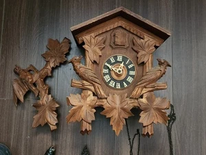 Vintage Cuckoo Clock Germany For Parts Or Repair READ - Picture 1 of 12