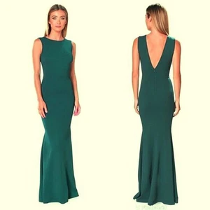 Vestido The Population Azul Pavo Real Teal Leighton Sirena Vestido Talla Grande $198 - Imagen 1 de 1