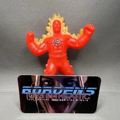 Figura de acción Human Torch 2010 Marvel Fantastic Four 4 McDonalds Happy Meal Toy Foto 1 de 4