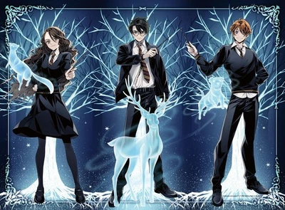 Rompecabezas Ravensburger 12001509 - Glowing Patronus - 500 piezas Glow in The Dark Puz Foto 1 de 4