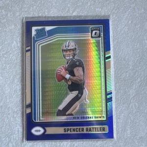 2024 Panini Donruss Optic - Rated Rookie Spencer Rattler #289 Blue Hyper - Picture 1 of 2