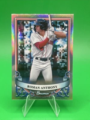 2024 Bowman Sterling Prospect Refractor /199 Roman Anthony #BSP-34 - Image 1 of 2